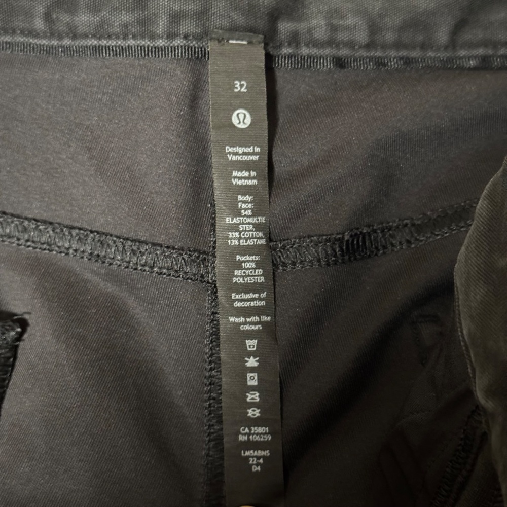 Lululemon ABC Slim-Fit Pant 32" Utilitech - Picture 6 of 6